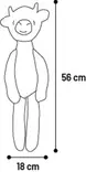 Pehmohärkä Bulla Bull 56cm ruskea Flamingo - Koiran pehmolelut - 055536 - 3