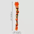 Pehmokäärme Snake 61x9cm värimix Knots KONG - Koiran pehmolelut - 052356 - 4