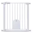 Pingotettava portti kissaluukulla 76x75-82cm valkoinen Duvo+ - Koiraportit - 056086 - 1