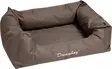 Reunapeti Dreambay Rectangle vettähylkivällä kankaalla 100x80x25cm taupe Flamingo - Koiran reunalliset pedit - 057446 - 1