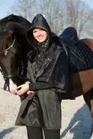 Sadeponcho Lala Woman 1SIZE musta Equipage - Ratsastustakit ja -liivit - 055056 - 2