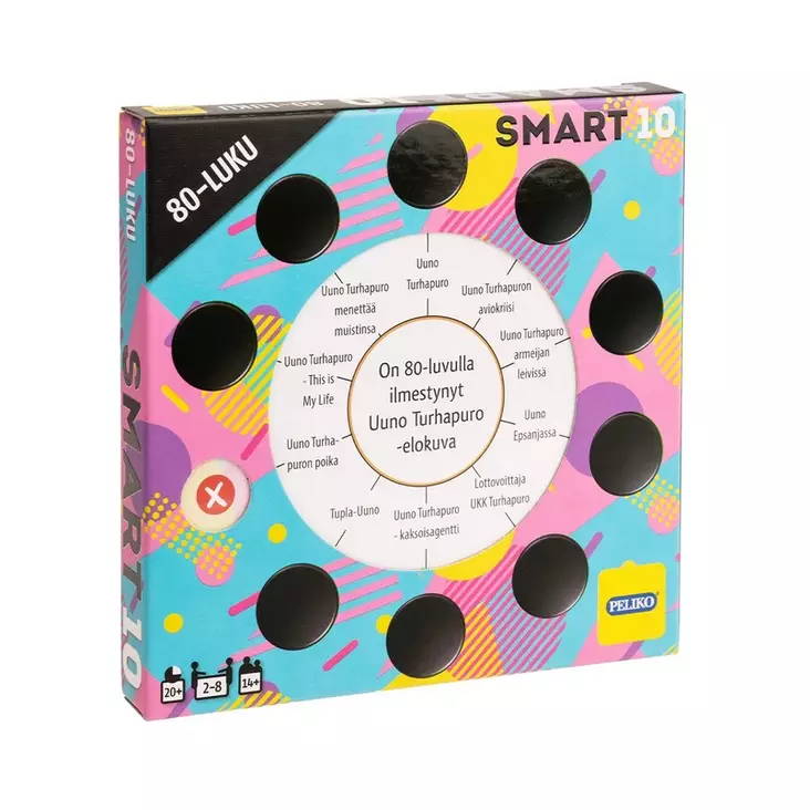 80-luku lisäkysymykset Smart10 Peliko - Lahjatavarat - 049026 - 1