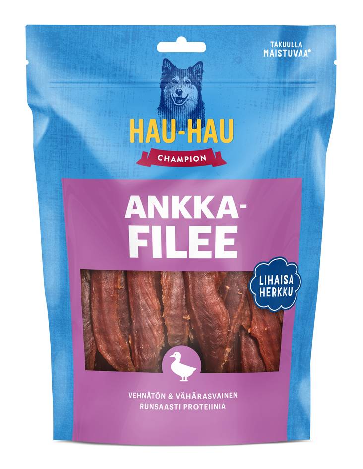 Ankkafilee 325g Hau Hau Champion - Koiran herkut ja makupalat - 033576 - 1