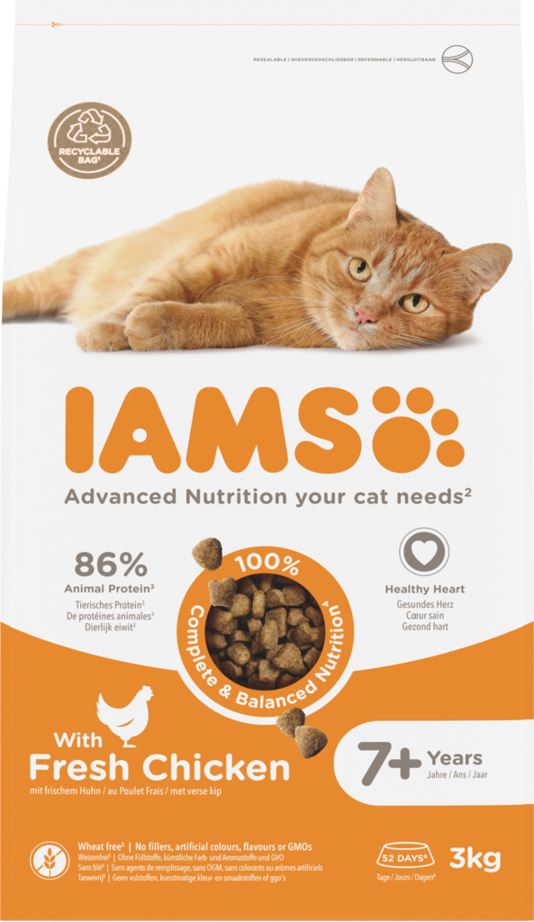 Senior 7+ Chicken Iams Vitality cat - Kissan kuivaruoat ikääntyville kissoille - 000306 - 6