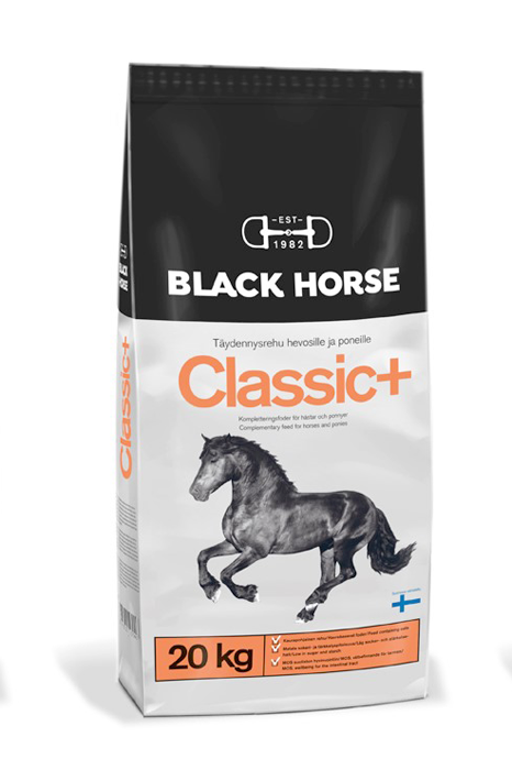 Classic+ täysrehu 20kg Black Horse - Täydennysrehut - 000816 - 1