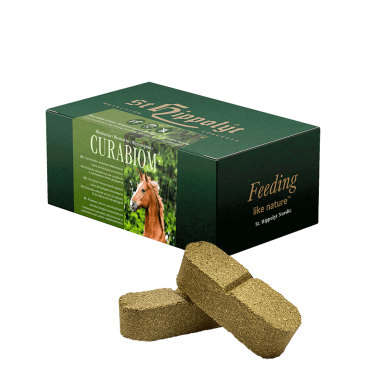 Curabiom patukka 28x50g St Hippolyt - Lisäravinteet hevosen ruoansulatukselle - 038526 - 1