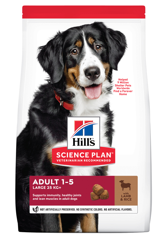 Dog Large Breed Lamb & Rice 14kg Hill's Science Plan - Koiran kuivaruoat aikuisille koirille - 000026 - 1