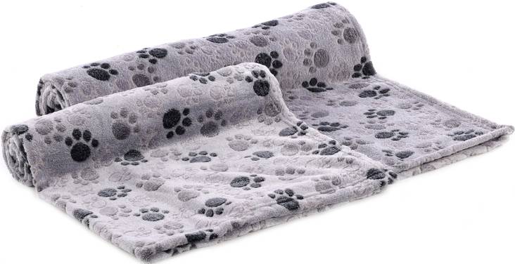 Fleecehuopa Pablo harmaa tassuilla Flamingo - Koiran alustat ja matot - 035536 - 1