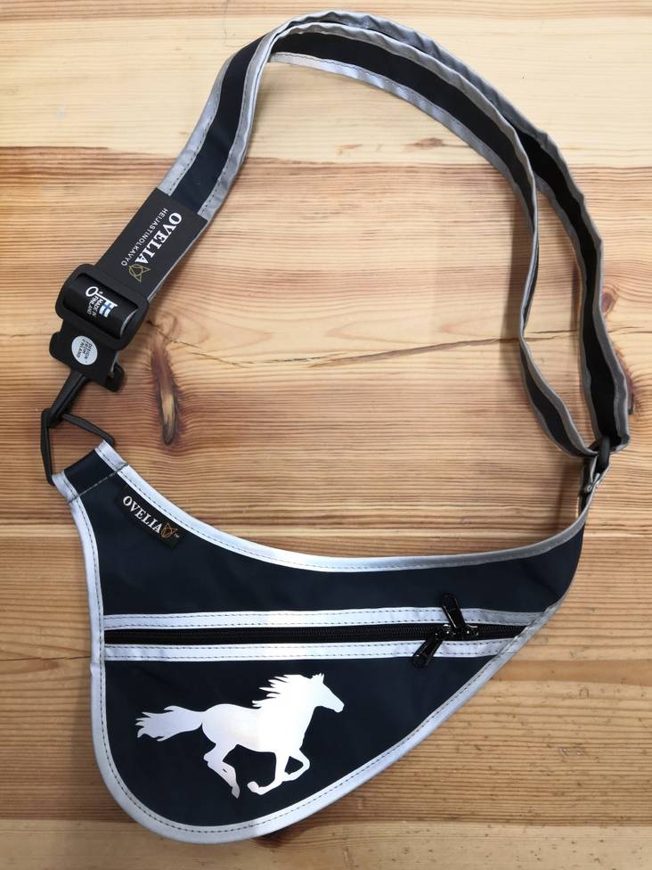 Heijastinolkavyö Ovelia PLUS hevonen-siluetti navy - Eläinihmisen heijastimet ja turvavalot - 027476 - 1