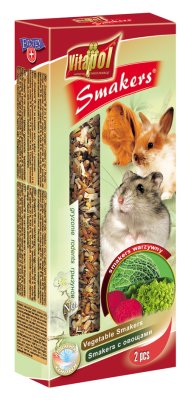 Herkkutangot vihannes 2kpl 90g Vitapol - Pieneläinten herkut ja namipalat - 016096 - 1