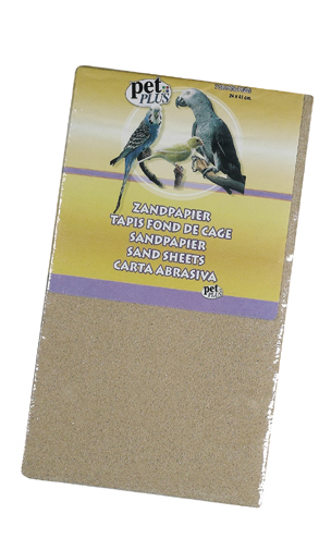 Hiekkapaperiarkit 24x41cm 7kpl Karlie - Lemmikkilintujen kuivikkeet ja hiekat - 003346 - 1