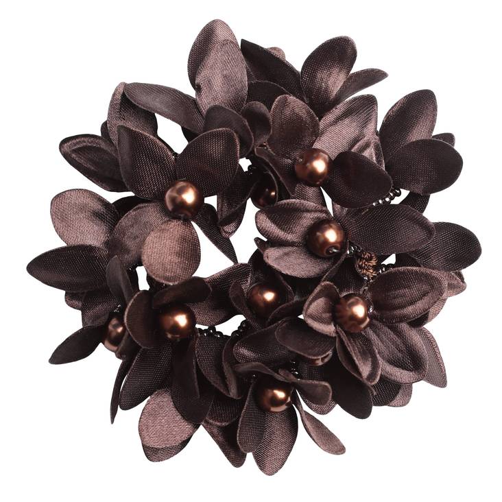 Hiusdonitsi Melanie helmillä ruskea SD Design - Ratsastajan asusteet - 030806 - 1