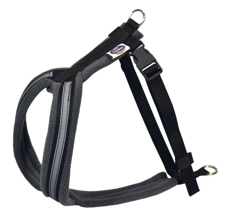 Jälkivaljas harmaa D&C - Koiran Y-valjaat - 034266 - 1