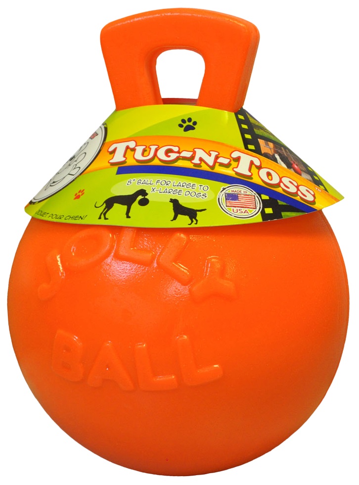 Kahvapallo Tug-n-Toss oranssi vanilja Jolly Pets - Koiran pallot ja heittolelut - 033416 - 1