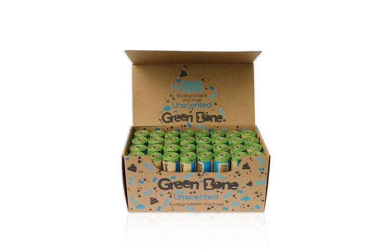Kakkapussit 15kpl rulla hajuton GreenBone - Koiran kakkapussit ja pidikkeet - 011606 - 1