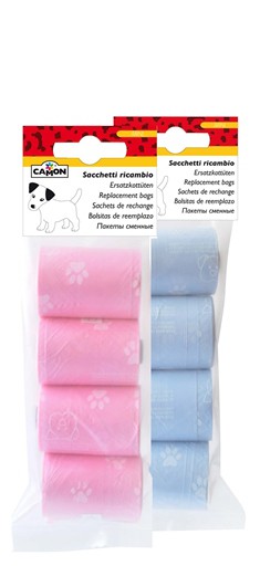 Kakkapussit mini 4x10pss värimix Camon - Koiran kakkapussit ja pidikkeet - 033746 - 1