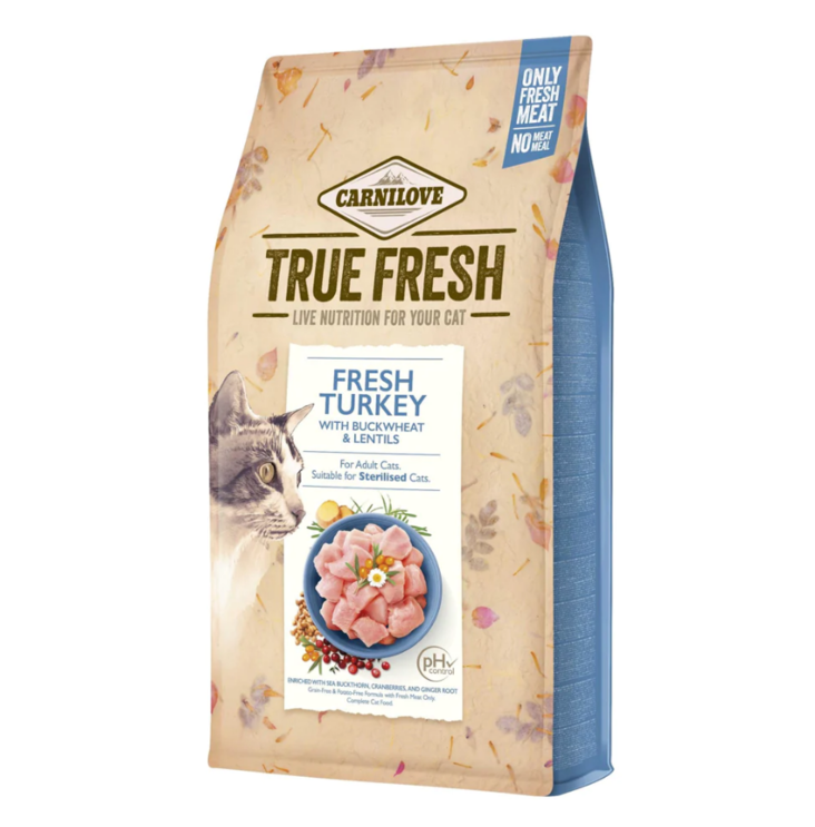 Kalkkuna True Fresh Carnilove Cat - Kissan kuivaruoat aikuisille kissoille - 034006 - 1
