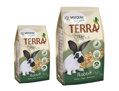 Kanin täysrehu 1kg TerraKuitu+ Vadigran - Kanin ruoka - 004206 - 1