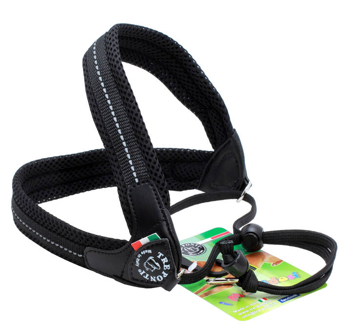 Valjas Easyfit mesh narulla musta Tre Ponti - Koiran perusvaljaat - 010066 - 1