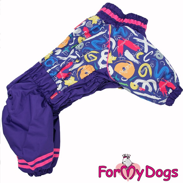 Lämpöhaalari Violet keskikokoiselle nartulle A3 For My Dogs - Koiran haalarit - 038336 - 1