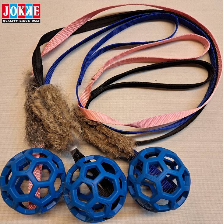 Patukka JW pallolla x115cm JOKKE - Motivointipatukat, -pallot, purutyynyt - 038746 - 1