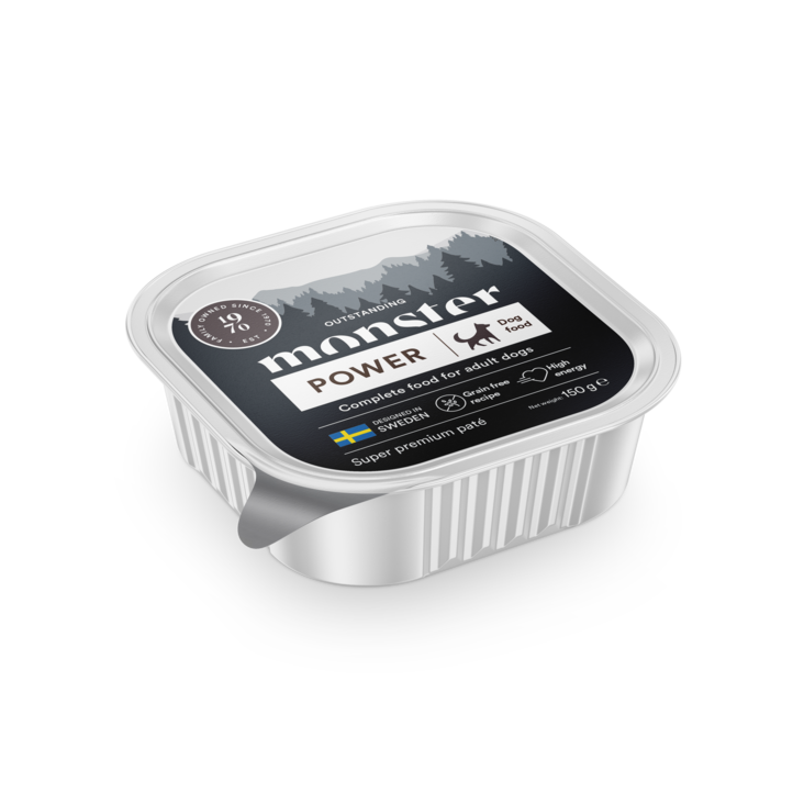 Power pate Kana 150g monster Dog - Koiran säilykkeet erityisruokavaliot - 036006 - 1