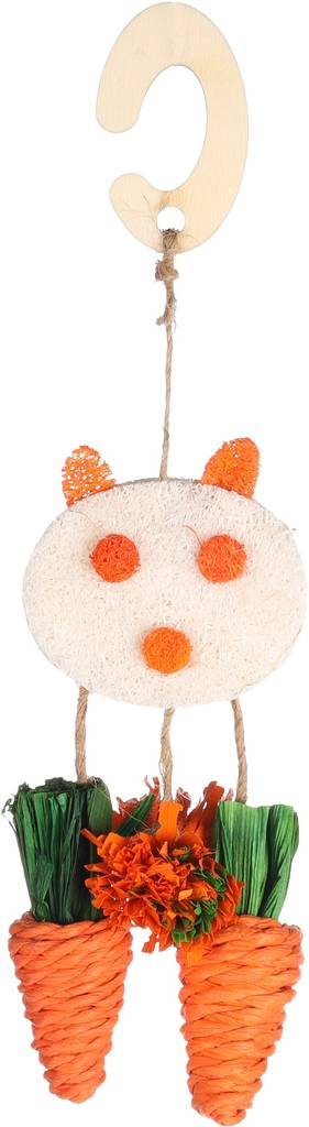 Purulelu Ikor jyrsijöille ripustustettava 20cm Flamingo - Pieneläinten lelut ja puuhasteltavat - 038306 - 1