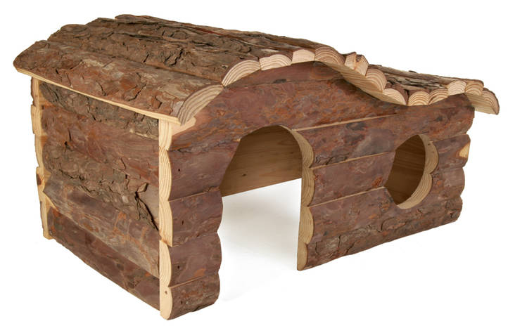 Puutalo Hanna 43x28x22cm aaltokatto - Pieneläinten pesät ja pedit - 008226 - 1