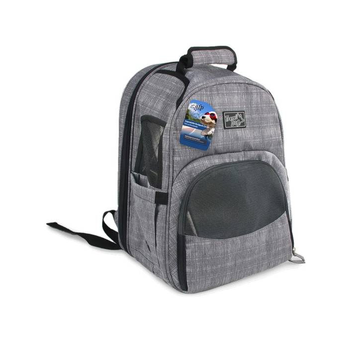 Reppu 46x30x20-105cm harmaa Travel Dog All For Paws - Koiran pyöräkorit ja kantokassit - 030016 - 1