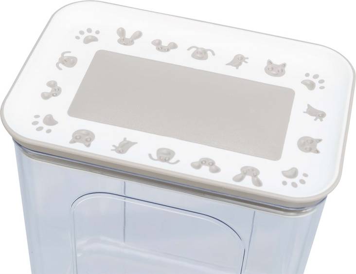 Säilytysastia muovia 2,2L kirkas Trixie - Koiranruoan säilytys ja annostelu - 029616 - 1