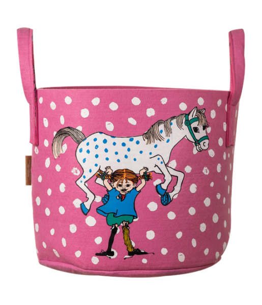 Säilytyskori 30L Peppi ja hevonen punainen Muurla - Koti ja sisustus - 034126 - 1