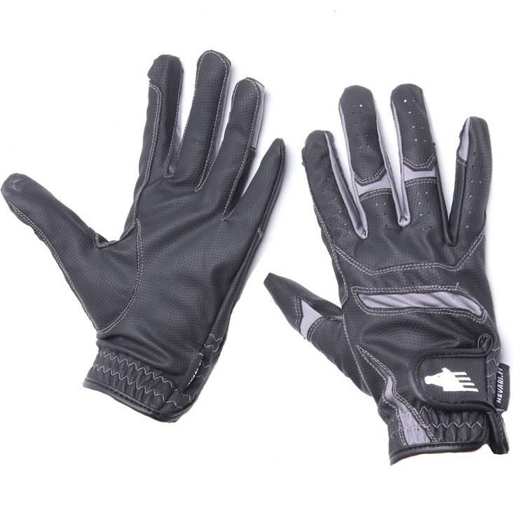 Serino hanskat musta-harmaa Hevari - Raviajohanskat - 014966 - 1