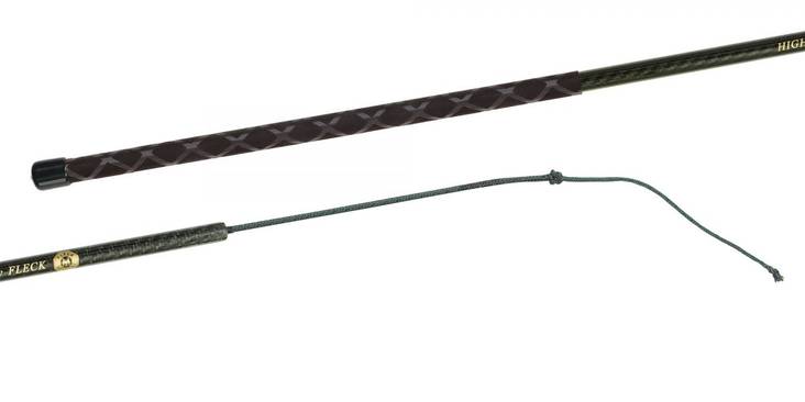 Teleskooppiraippa Pocket 4-osainen musta 150cm Fleck - Ratsastusraipat - 033876 - 1