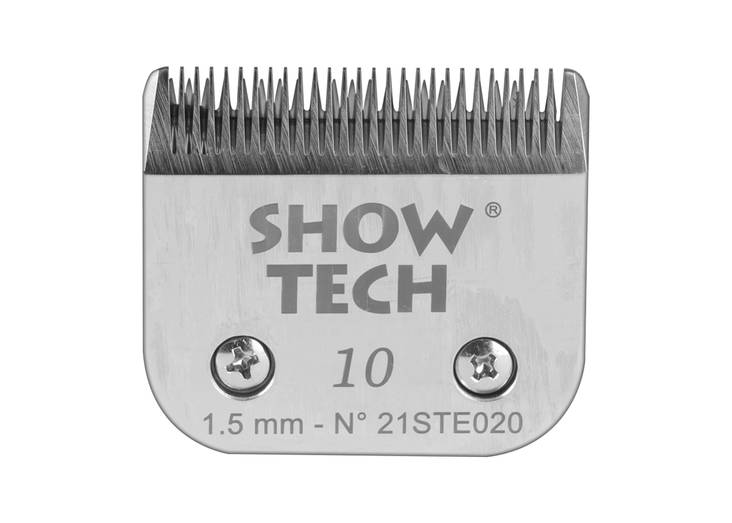 Terä 10 1,5mm teräs/kromi Show Tech - Koiran trimmauskoneet ja terät - 018136 - 1