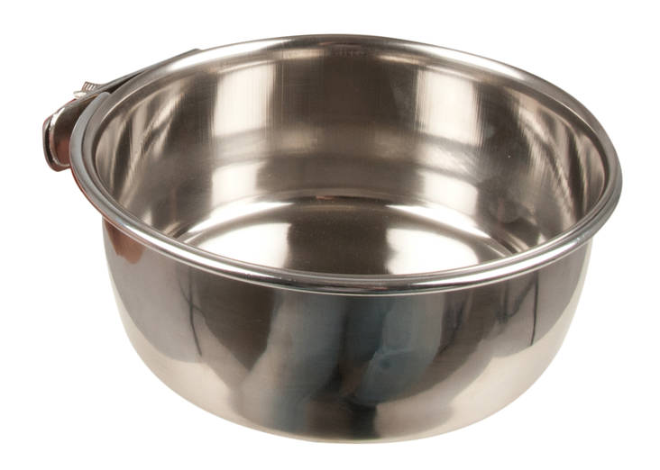 Teräskuppi 22,5cm 2,5L pultattava Show Tech - Koiran metallikupit ja telineet - 023076 - 1