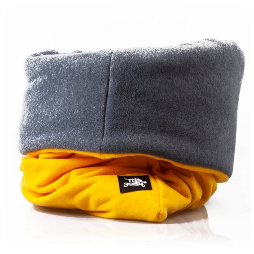 Peti Snug M 60x75cm keltainen-vaaleanharmaa 3coty - Kissan pesä-, iglu- ja riippupedit - 039446 - 1