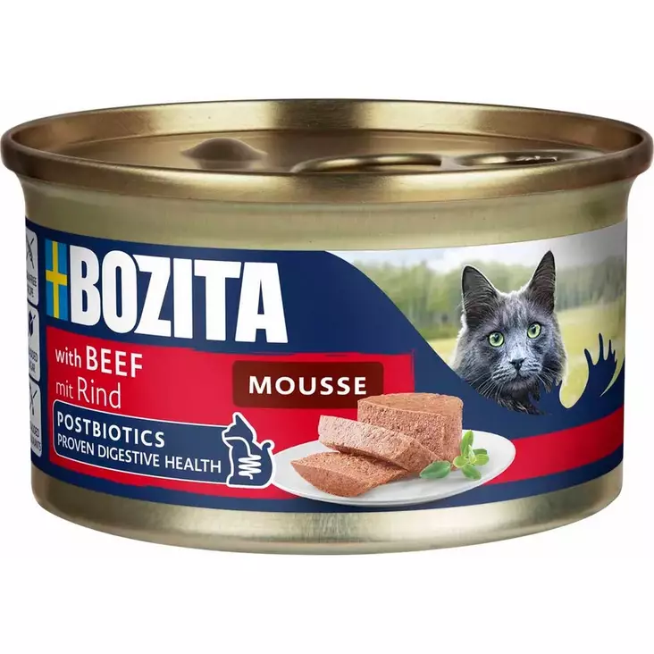 Nauta 85g mousse Bozita cat - Aikuisten kissojen säilykkeet - 053836 - 1
