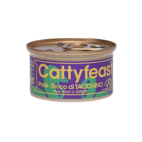 Steriloiduille kalkkuna pate 85g Cattyfeast - Aikuisten kissojen säilykkeet - 054656 - 1