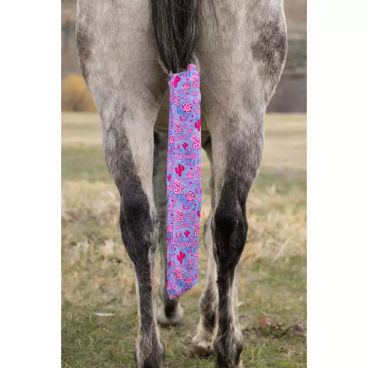 Häntäsuoja lycra Dolls vaaleansininen-pinkki Schulz Equine - Hevosen kuljetus ja matkustaminen - 056646 - 1