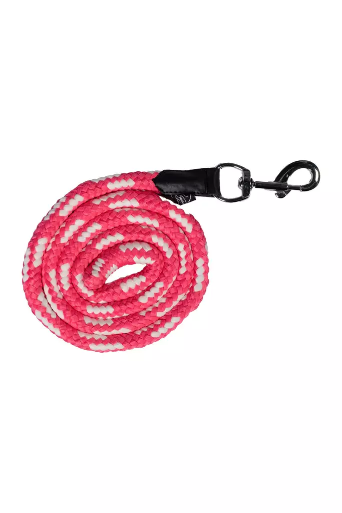 Riimunaru Maui 140cm pinkki-valkoinen HKM-sports - Hevosen nylonriimunarut - 056786 - 1