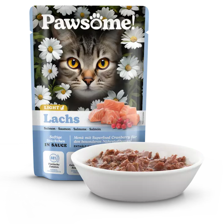 Light Lohi Karpalo 85g pss Pawsome - Aikuisten kissojen säilykkeet - 053986 - 1