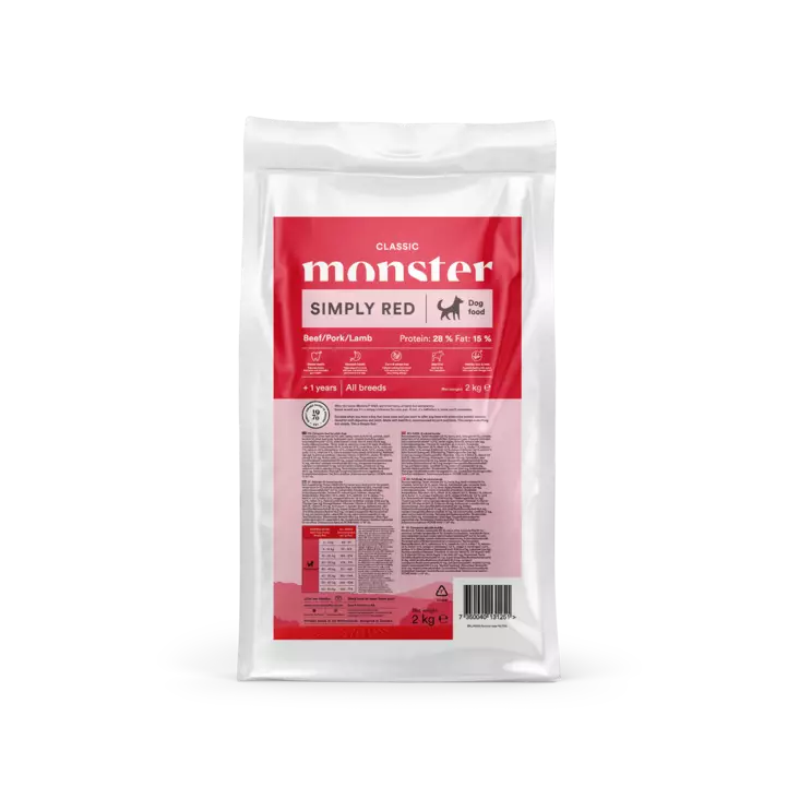 Adult Simply Red Classic monster - Koiran kuivaruoat aikuisille koirille - 055646 - 1