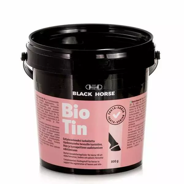 BioTin jauhe Black Horse Fakta - Lisäravinteet kaviot ja karvapeite - 000986 - 3