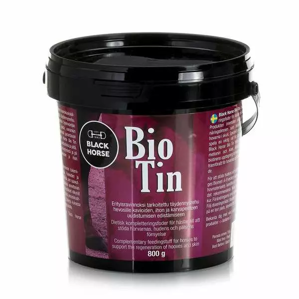 BioTin jauhe Black Horse Fakta - Lisäravinteet kaviot ja karvapeite - 000986 - 2