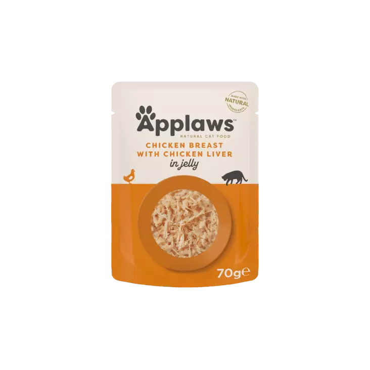 Cat Kana Kananmaksa 70g pss hyytelö Applaws - Aikuisten kissojen säilykkeet - 003766 - 2