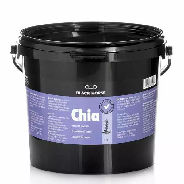 Chia-siemen kokonainen Black Horse - Lisäravinteet kaviot ja karvapeite - 000876 - 3