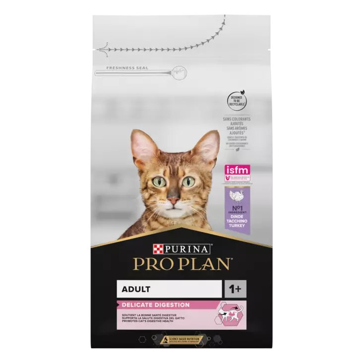 Delicate Turkey Optidigest adult 1+ Pro Plan - Kissan kuivaruoat aikuisille kissoille - 001526 - 6
