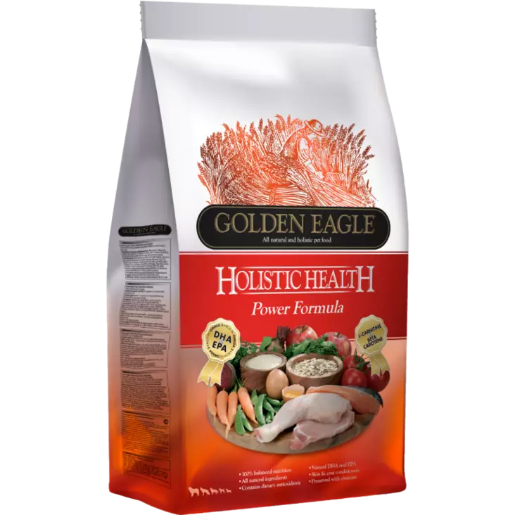 Dog Power 12kg 30/20 Holistic Health Golden Eagle - Koiran kuivaruoat aikuisille koirille - 000066 - 1