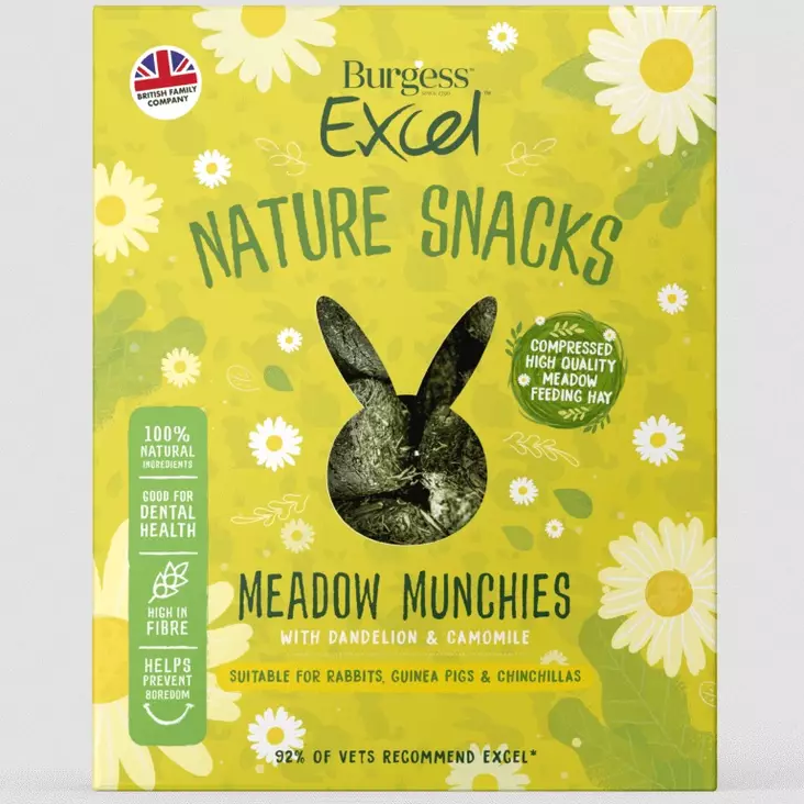 Heinäherkku Meadow Munchies 1kg Excel Burgess - Pieneläinten herkut ja namipalat - 052736 - 1