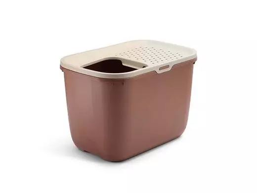 Hiekkalaatikko Hop-In 58,5x39x39,5cm tuscan red Savic - Kissanvessat päältä kuljettavat - 050656 - 1